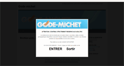 Desktop Screenshot of gode-michet.com